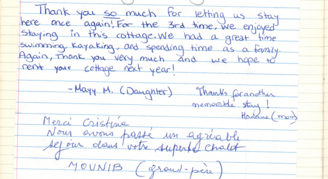 3ème fois au chalet